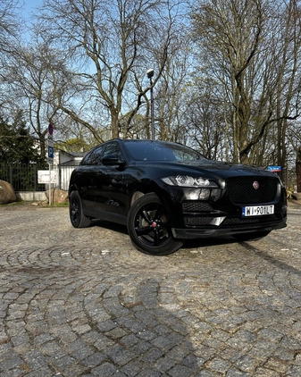 Jaguar F-Pace cena 147000 przebieg: 67000, rok produkcji 2019 z Warszawa małe 781